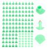 100 Pcs Veterinary Animal Ear Tags Supplies Label Number Identification Copper Livestock