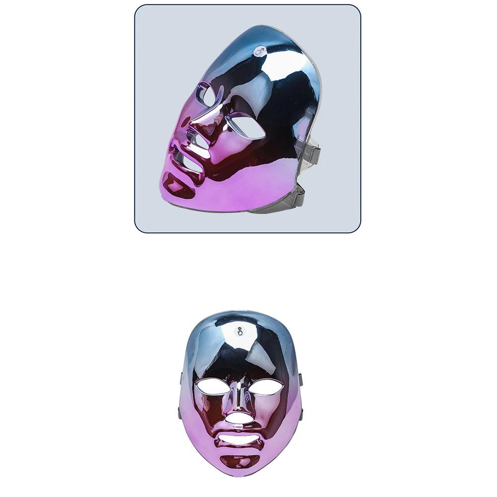 Επαναφορτιζόμενη LED Μάσκα Προσώπου 7-σε-1 Φορητή Συσκευή Οικιακού Spa για Πιο Λαμπερό Δέρμα