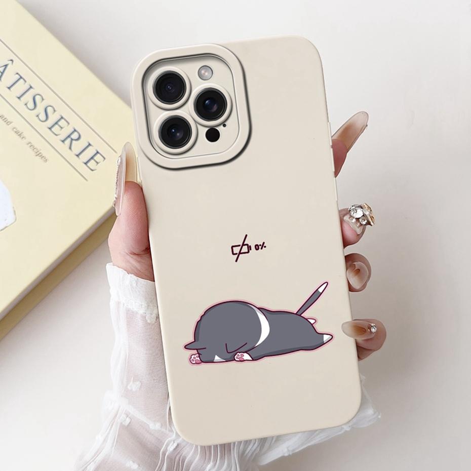 Objektiv-Schutzhülle für iPhone 15 Pro Max iPhone15 15Pro Niedlich Lustig Cartoon-Stil Gelee Silikon Weiche Handyhüllen