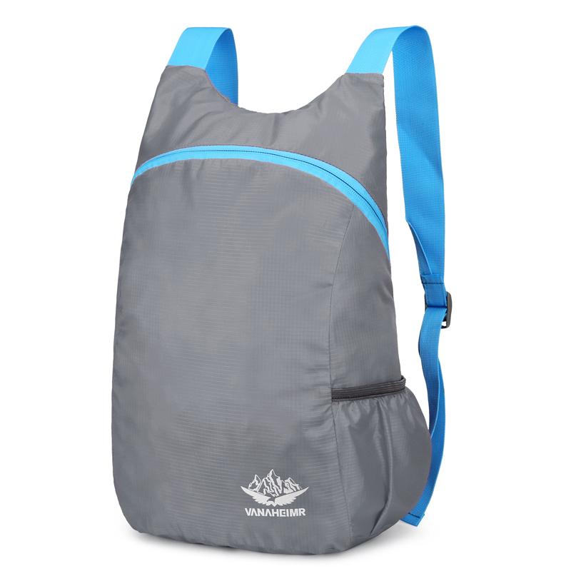 Ultraleichter 20L Faltrucksack - Wasserdichter und langlebiger Outdoor-Reise- und Sportrucksack, faltbar, geeignet für Männer und Frauen
