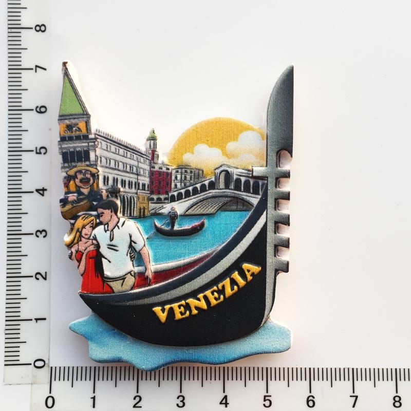 Italy Fridge Magnets Rome Milan Venice Tourist Souvenirs Travel Fridge Magnetic Stickers Home Decoration Crafts Wedding Gifts