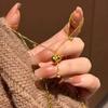 Ins Wind Pearl Necklace Design Collarbone Chain Love Pendant Jewelry