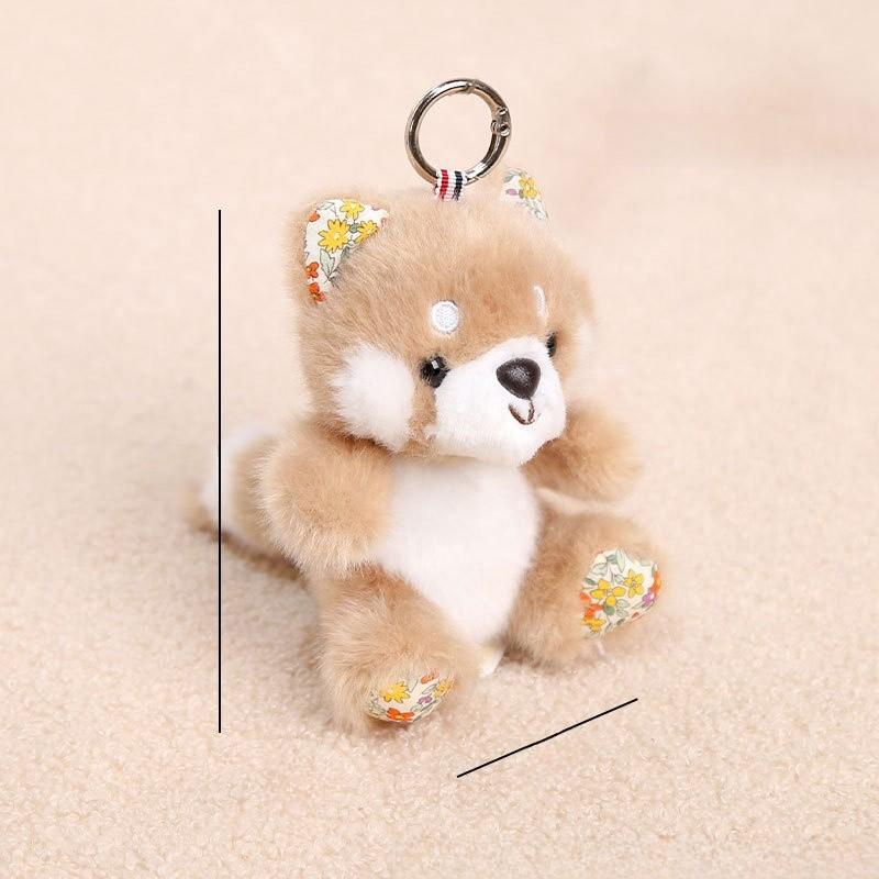 Animal Plush Keychain With Short Pile Fabric For Kids And Adults