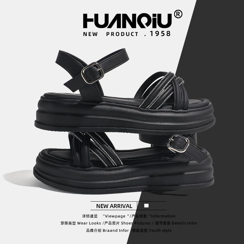 Global skirt sandals women's platform Roman shoes XHQ-GH123 summer new cool slippers outer women's shoes