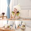 Cartoon Headgear Cute Soft Garlic Head Hat Holiday Performance Headwear Unisex Cloth Headdress Photography Cosplay Props Halloween Gift