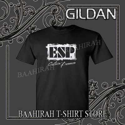 Nueva Camiseta Divertida Americana con Logo de Guitarras y Bajos ESP Tallas S a 5XL