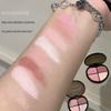 HERORANGE Sweet Melting Fantasy Blush & Highlighter: Enhance Complexion, Contour, and Brighten Naturally.