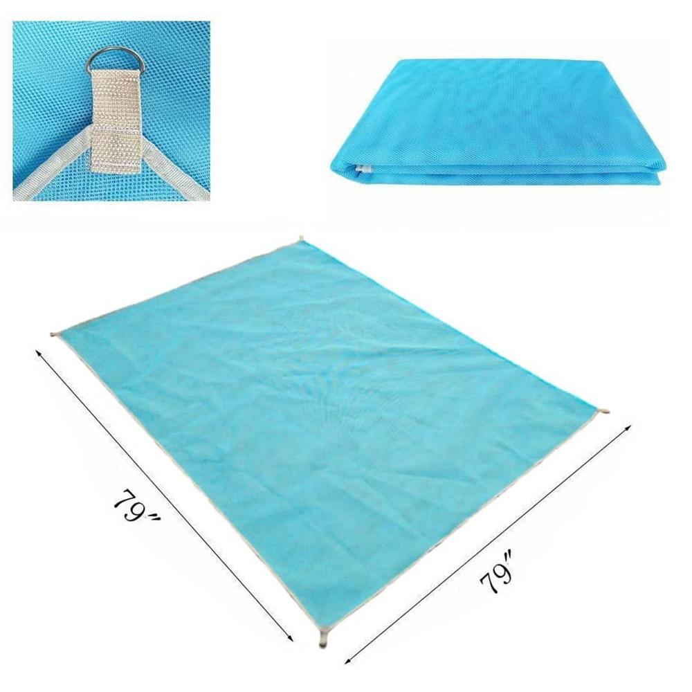 Coperta Portatile A Prova di Sabbia Senza Sabbia Leggera Compatta Grande Telo da Spiaggia Tappetino Asciugatura Rapida Impermeabile Facile da Pulire Coperta Ultra