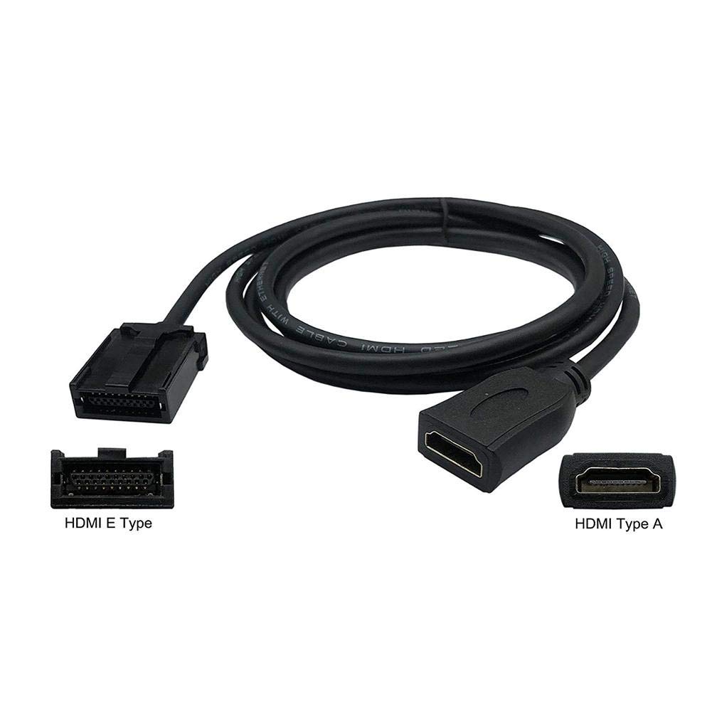 YFFSFDC Car Navigation HDMI Cable E Type to A Type High Quality Conversion Cable