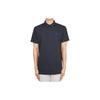 Logo Print Polo Short Sleeve T-Shirt Men Tops Navy-Blue GMJT08573-6855