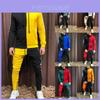 Stylish Men's Tracksuit Suit With Hoodie And Zipper Closure For Gym And Sports