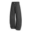 Unisex Streetwear Cargo Pants Men Women Loose Fit Straight Leg Cotton