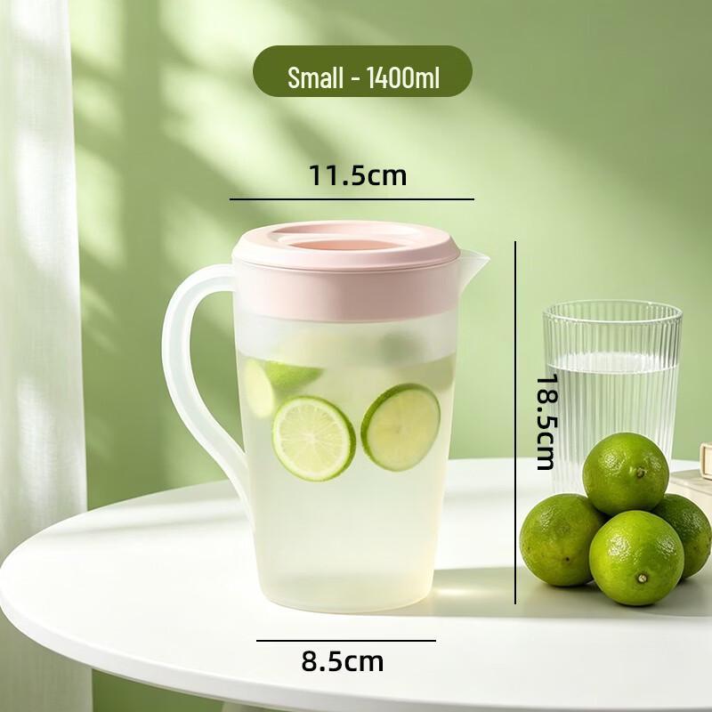 Glass Cold Water Pitcher with Lid