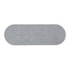 Diatomite Fast Dry Draining Tray Non Slip Wooden Feet for Bathroom Kitchen Countertop Cup Glass Drying Pad