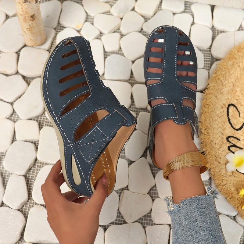 2025 Women Bohemian Style Summer Shoes for Women Summer Sandals with Heels Gladiator Sandalias Mujer Elegant Wedges Shoes