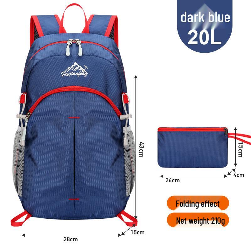 Unisex Ultra-Light Large Capacity Foldable Travel & Sport Backpack for Hiking and Cycling