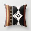 Nordic Simple Black and White Geometric Pillowcase Casual and Fashionable Fabric Home Bedside Sofa Waist Cushion Cover