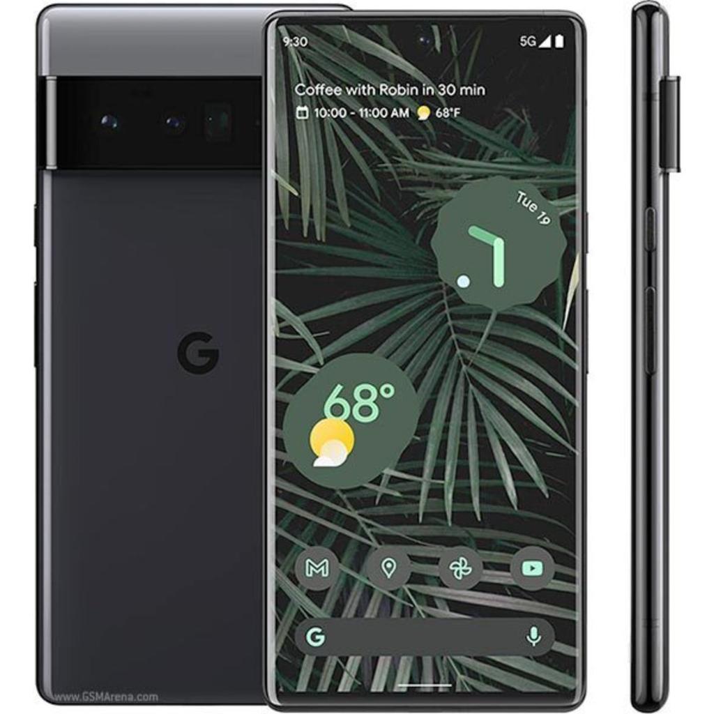 Refurbished Google Pixel 6 Pro 5G Original 12GB RAM 128/256GB ROM 5003MAH 50MP Unlocked Smartphone