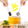 Tube Glass Tea Infuser Cork Lid Tea Steeper Easy To Clean Reusable Tea Strainers  Drinkware