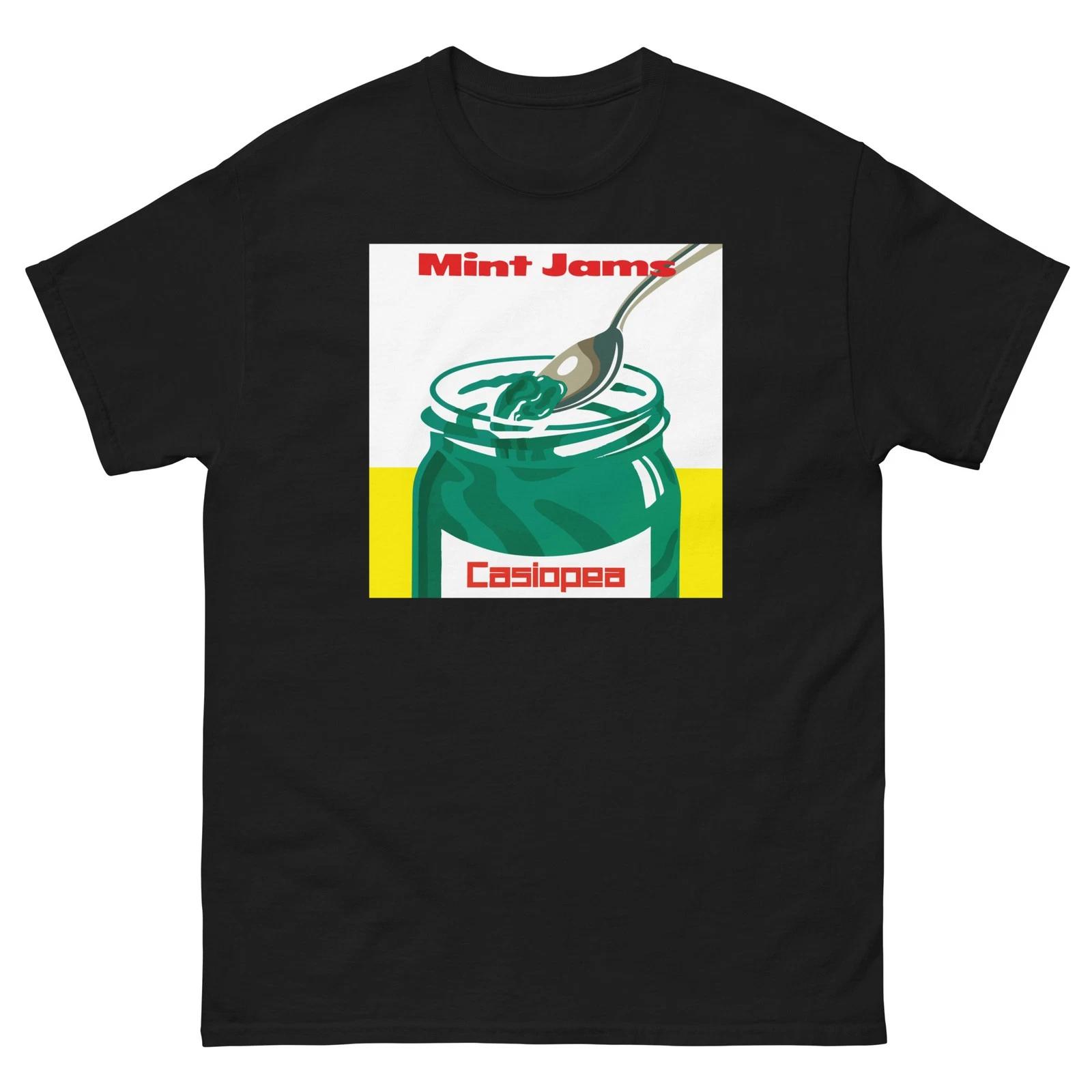 

Casiopea Mint Jams Black Graphic T Shirt Unisex classic tee XL
