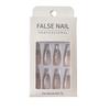 KmtN01 New Style Wearable False Nail Tips with Nail Art Stickers