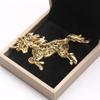 Unicorns Brooch Sturdy Metal Artistics Crafted Accessory for Fashionable Wardrobe Enhancement