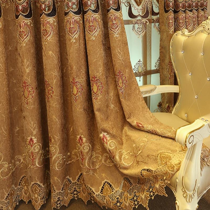 Ruban Dentelle Broderie Couronne Européenne 9 Cm Large - 4,6 M Vert Kaki Pour Décoration Et Couture