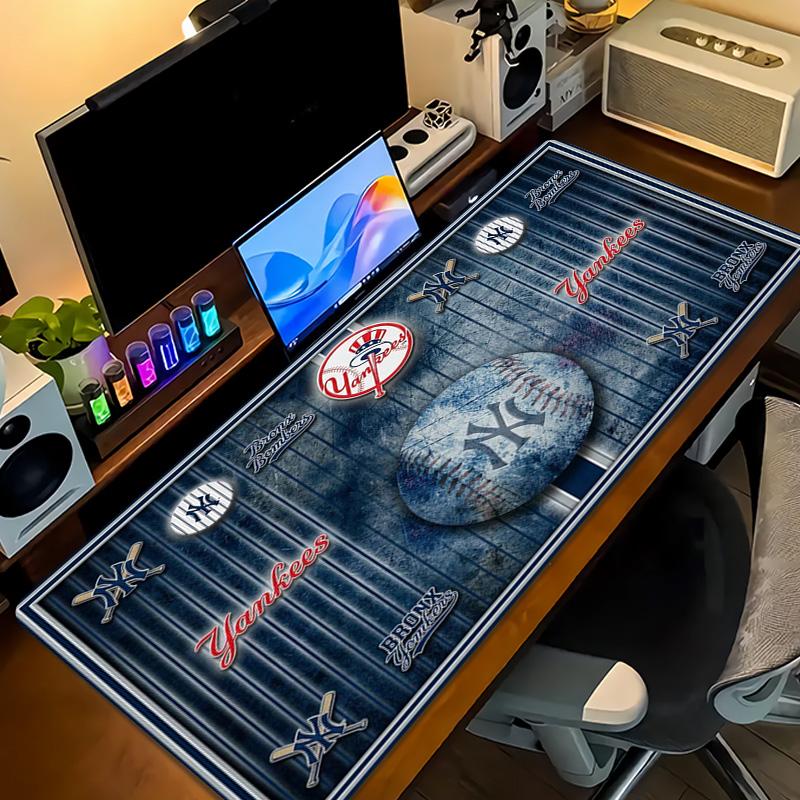 New York Yankees Color Mouse Pad Large Gaming Table Cushion Non-slip Laptop Tablet Big Mousepad XXL Mat Mini PC Playmat With Lock edge