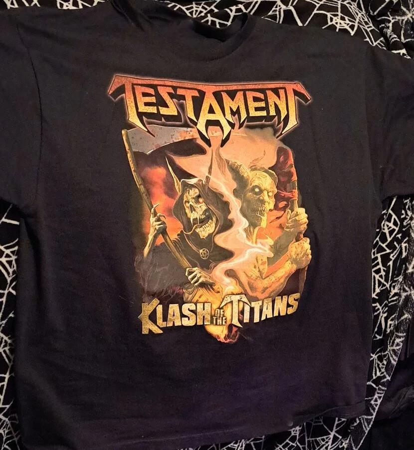 Testament Thrash Of The Titans America Tour T-shirt K1301 XL