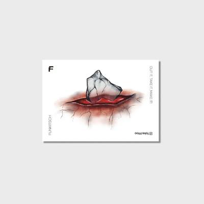Glass Tattoo Sticker