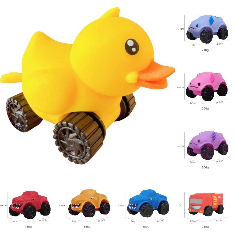 Decompression Little Yellow Duck Squeeze Toy High Elasticity Stretching Car Toys  Practical Jokes