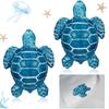 Toilet Bolt Caps Decor Blue Sea Turtles Toilet Bolt Screw Covers Ceramic Bathroom Decor Fun Gadgets Bathroom Replacement Parts