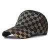 Gorra de Béisbol a Cuadros Estilo Coreano Primavera Verano Sombrero para el Sol para Deportes al Aire Libre Protección Solar Casual Gorra Versátil de Pico de Pato