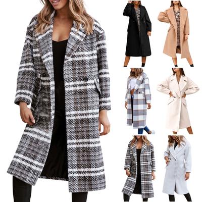 Women's  And Winter Casual Thickening Warm Long-sleeved Mid-length Coat