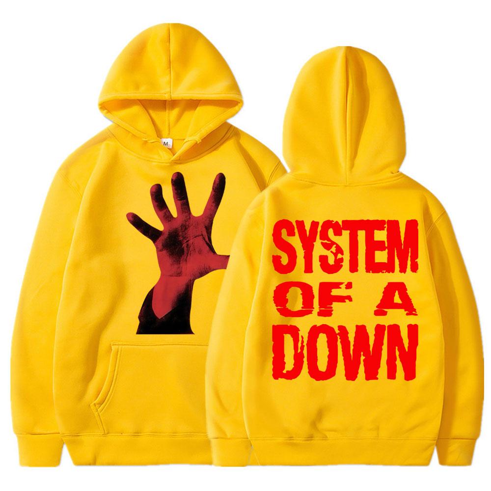 Rock Band System of A Down Band Hoodie Fashion Metal Gothic Harajuku Hip Hop Sweatshirt Men Women Tracksuit