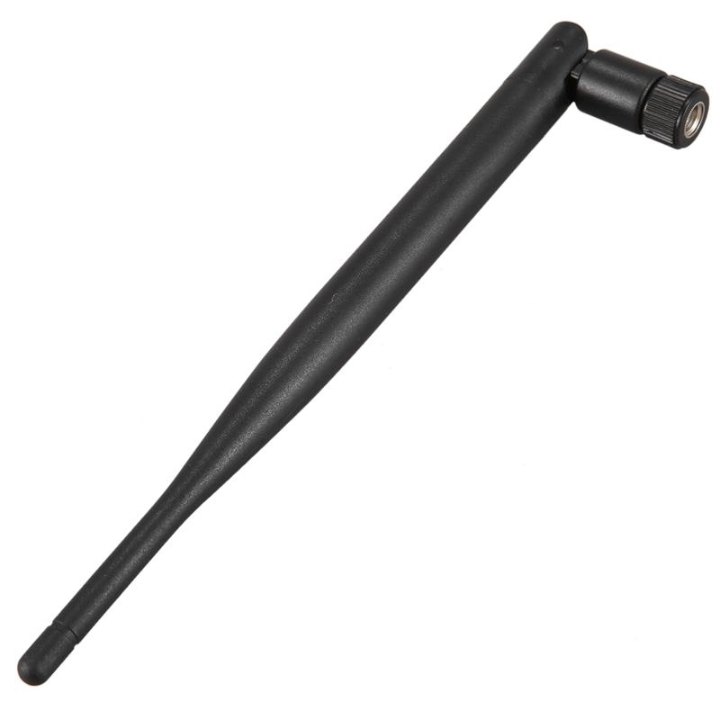 ABUO-2X 900-1800MHZ Antenna 5Dbi GSM RP-SMA Plug Rubber Waterproof Lorawan Antenna + IPX To SMA Small Cable Extension