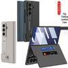 Husă Portofel din Piele pentru Samsung Z Fold7 cu Slot pentru Carduri și Suport - Design Business Trendy