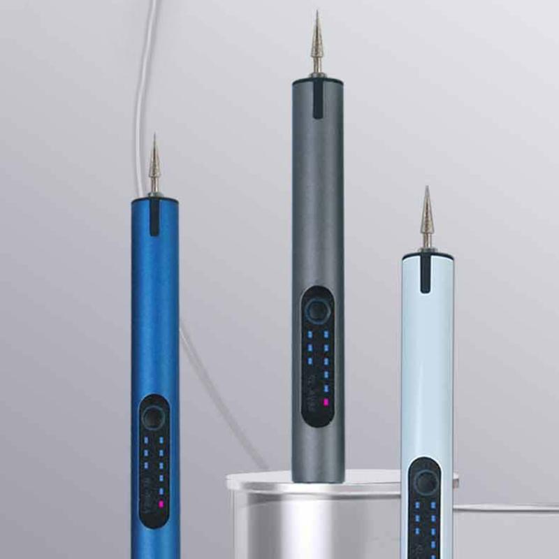 Engraving Machine Intelligent Charging Grinding Pen Electric Engraving Pen 3.7V Power Rotary Tool USB C Charging