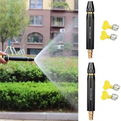 High Pressure Jet Nozzle Car Wash Hose Nozzle with Adjustable Spray Settings Booster Nozzle