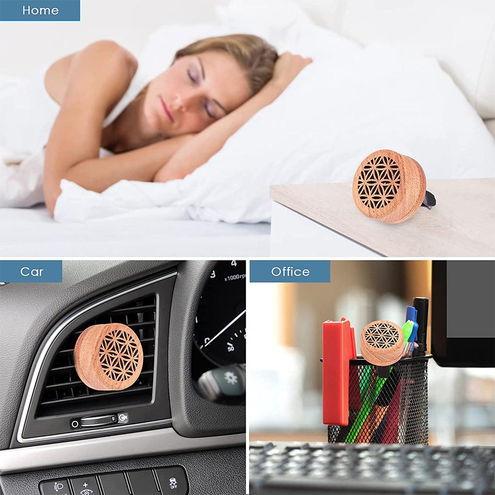 2 Pieces Car Vent Essential Oil Diffuser Air Freshener Odor Remover