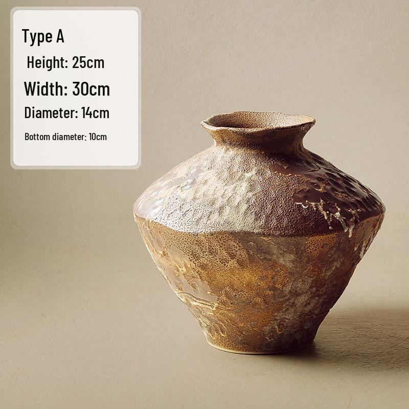 Ретро Дзен Икебана Керамическая Ваза для Гостиной или Обеденного Стола