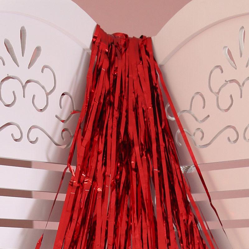 Laser Fringe Backdrop & Tinsel for Party or Event Decoration