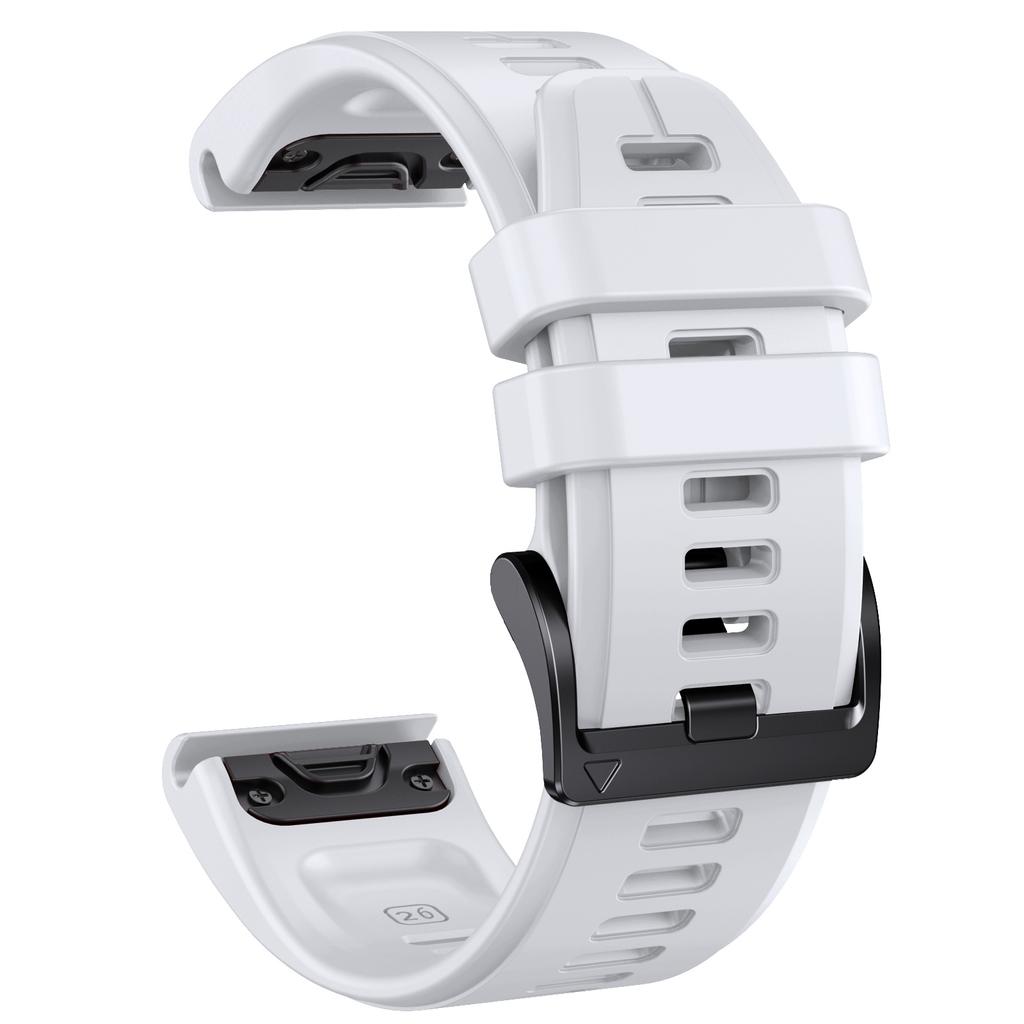 22/26mm Silicone Strap for Garmin Fenix 8 Pro 8 7X/D2 Mach 2 1Pro/Tactix 8 7/Enduro 3 Fenix 6X 5X Plus Replacement Watchband