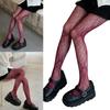 Women Sexy Hollowed Sheer Fishnet Pantyhose Aesthetic Vintage Butterfly Jacquard Patterned Leggings Colored Mesh Tights