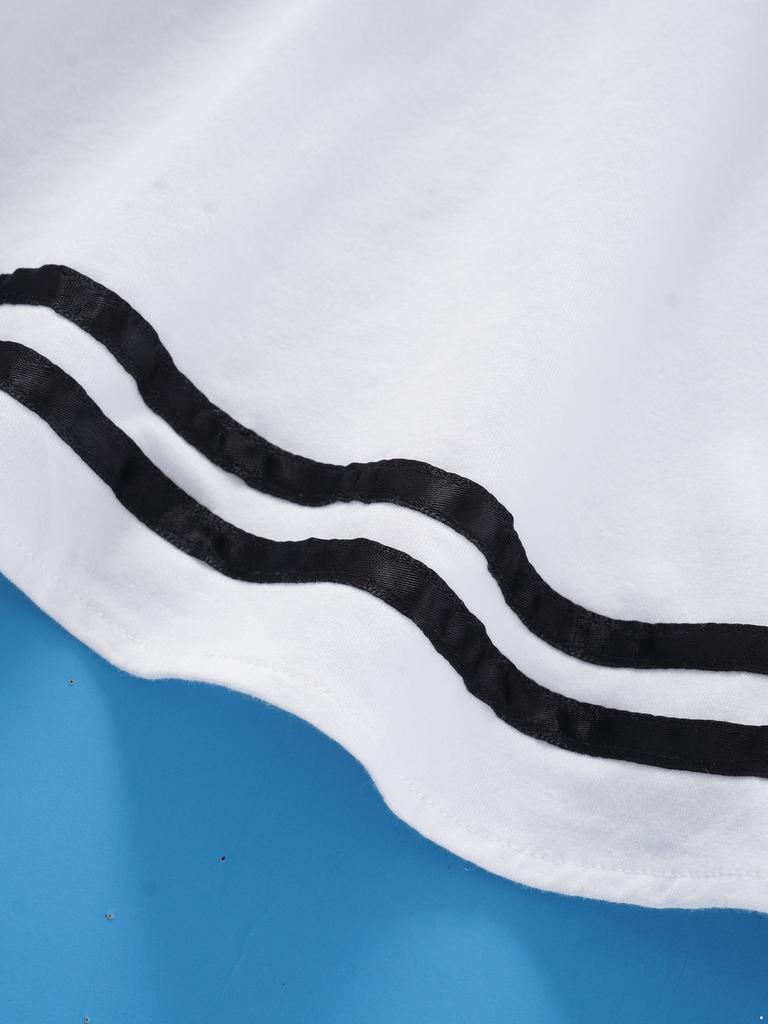 Kinder Mädchen Tenniskleid-Set, 2-teilig, Golfkleid mit Shorts, Set, Sportkleid, Trainingsanzug