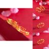 Fresh Sweet And Adjustable Open Ring In Eyecatching Interlocking Brass Gold Plating Women For