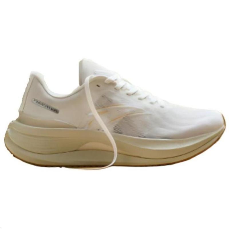 Anta Cushioned Slip-Resistant Low-Top Running Shoes Men's White Gray Sneakers 112425561-6