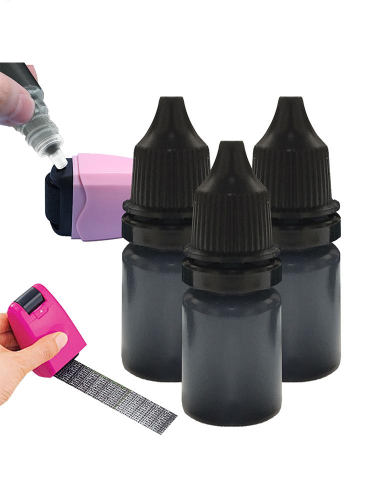 30ml Black Ink Refills Information Eliminators Privacy Theft Protect ID Security Stamp Messy Code Confidential Seal Supplies