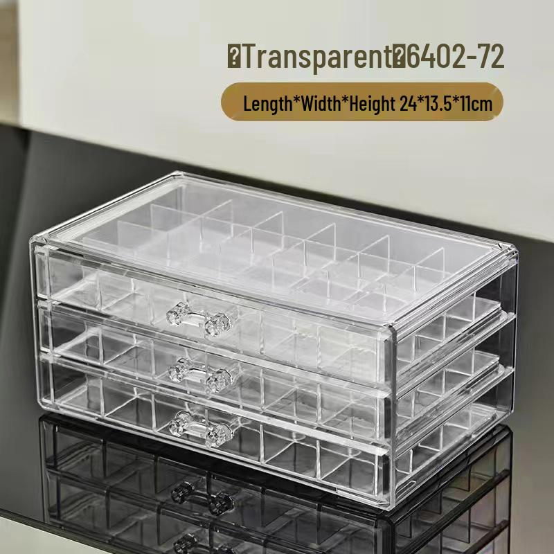 Earring and Necklace Multi-Layer Storage Box with Large Capacity, Anti-Oxidation, and Exquisite Design