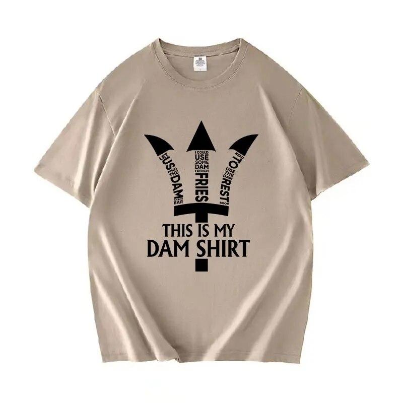 This Is My DAM Percy Jackson Graphic T Shirt Unisex Fashion O-Neck Clothing T-shirts Unisex Casual 100% Cotton Oversized T-shirt